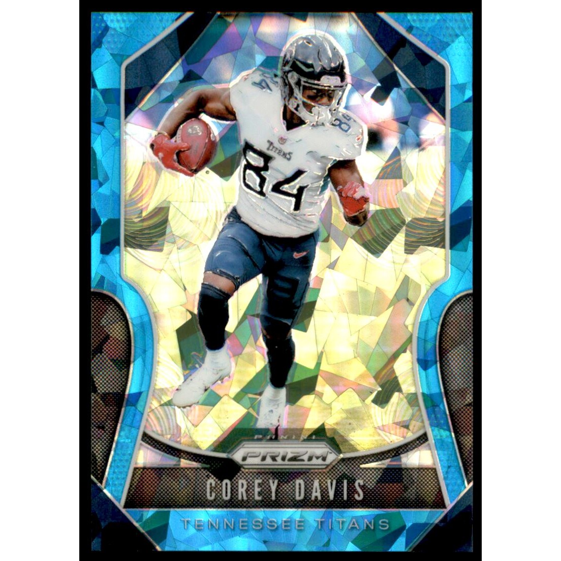 2019 Panini Prizm Prizms Blue Ice #160 Corey Davis