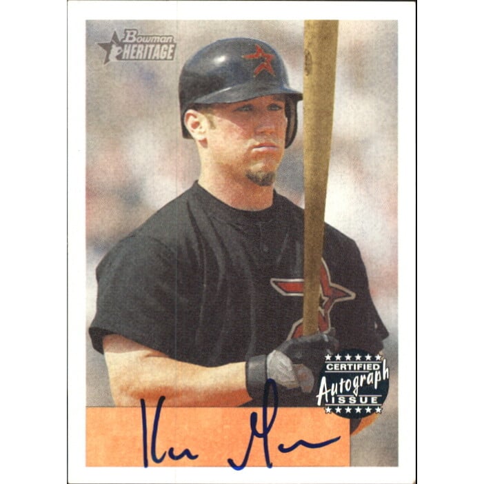 2002 Bowman Heritage Autographs #BHAKG Keith Ginter B. rookie card picture