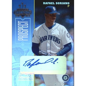 2003 Donruss Champions Autographs #240 Rafael Soriano/500