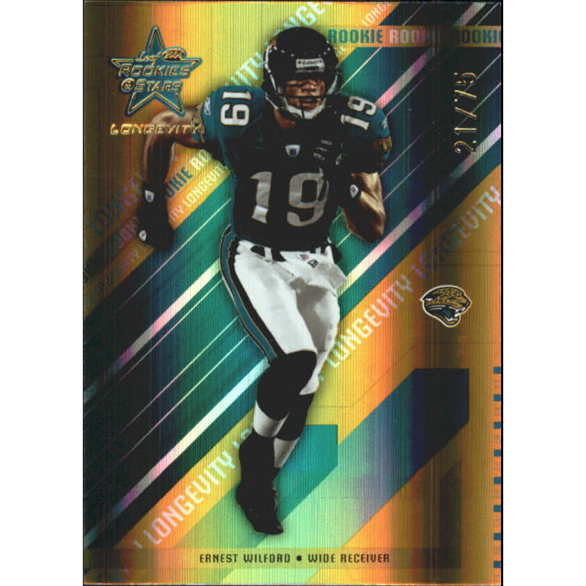 2004 Leaf Rookies and Stars Longevity Gold #219 Ernest Wilford