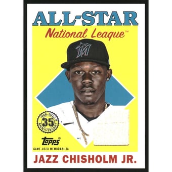 2023 Topps '88 Topps All Star Relics #88ASRJC Jazz Chisholm Jr.