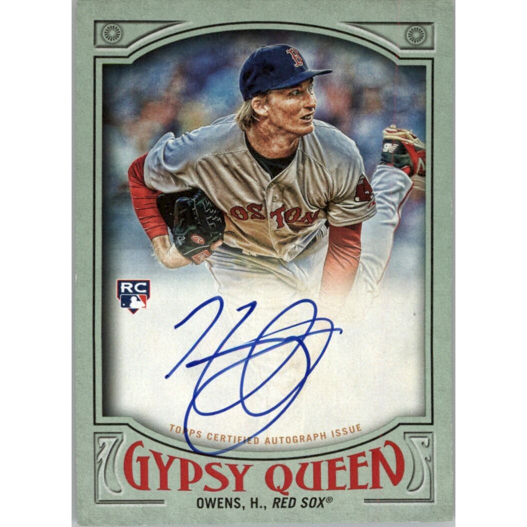 2016 Topps Gypsy Queen Autographs Green #GQAHO Henry Owens