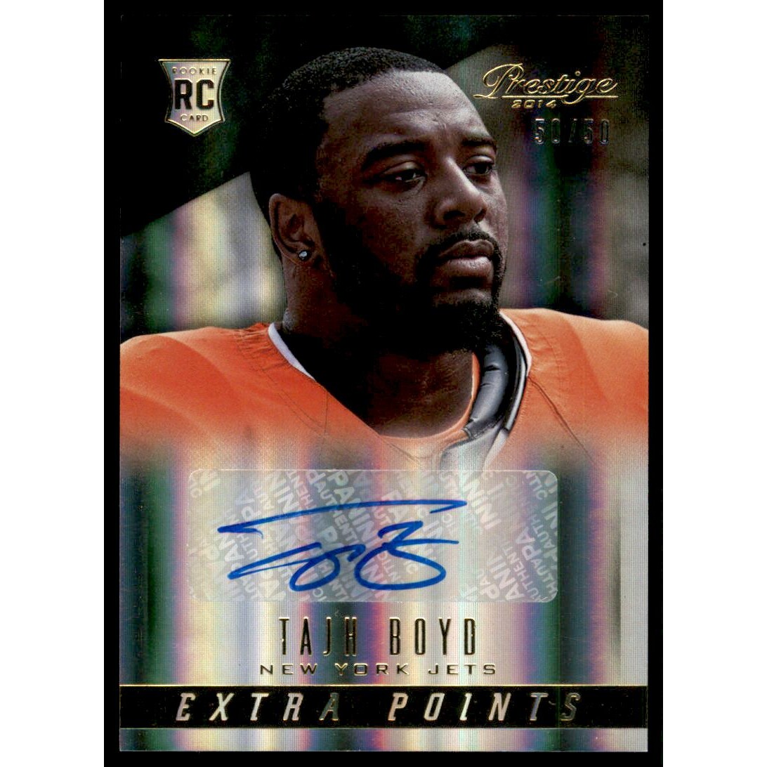 2014 Prestige Extra Points Gold Autographs #286 Tajh Boyd/50