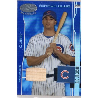 2003 Leaf Certified Materials Mirror Blue Materials #32 Nic Jackson Bat/100