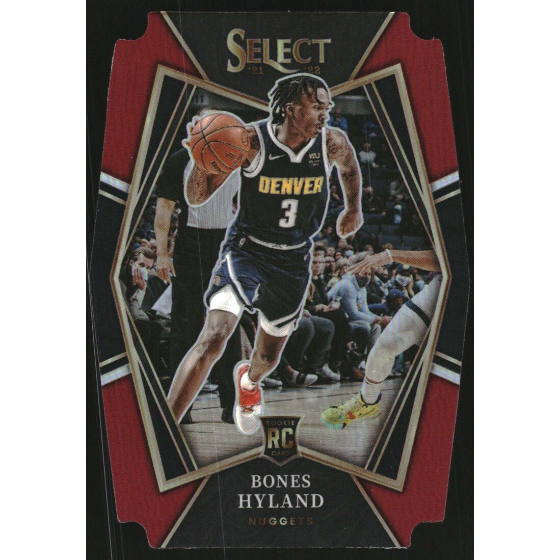2021-22 Select Prizms Maroon Die Cut #174 Bones Hyland