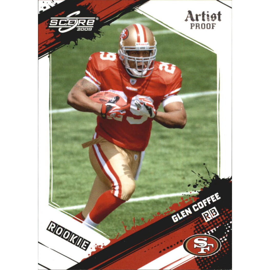 2009 Score Artist's Proof #341 Glen Coffee