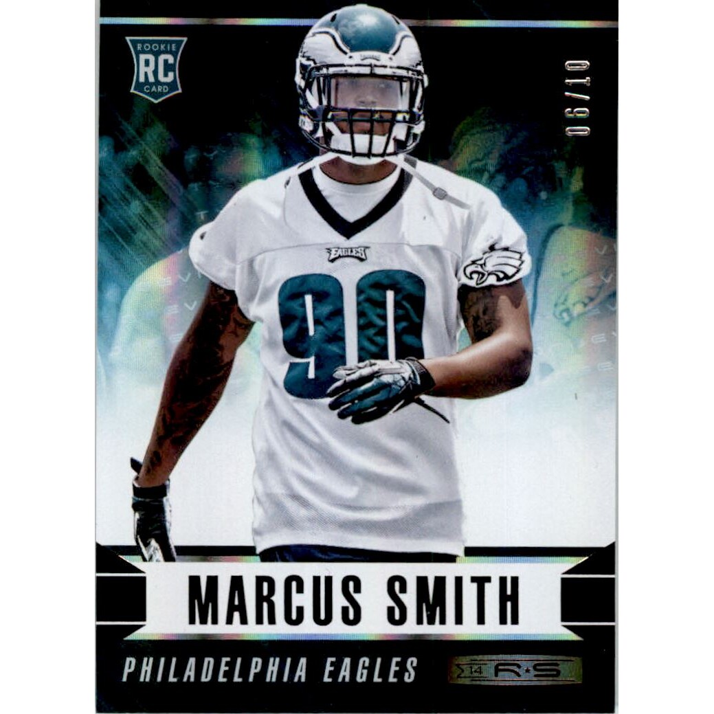 2014 Rookies and Stars Longevity Black Parallel #168 Marcus Smith