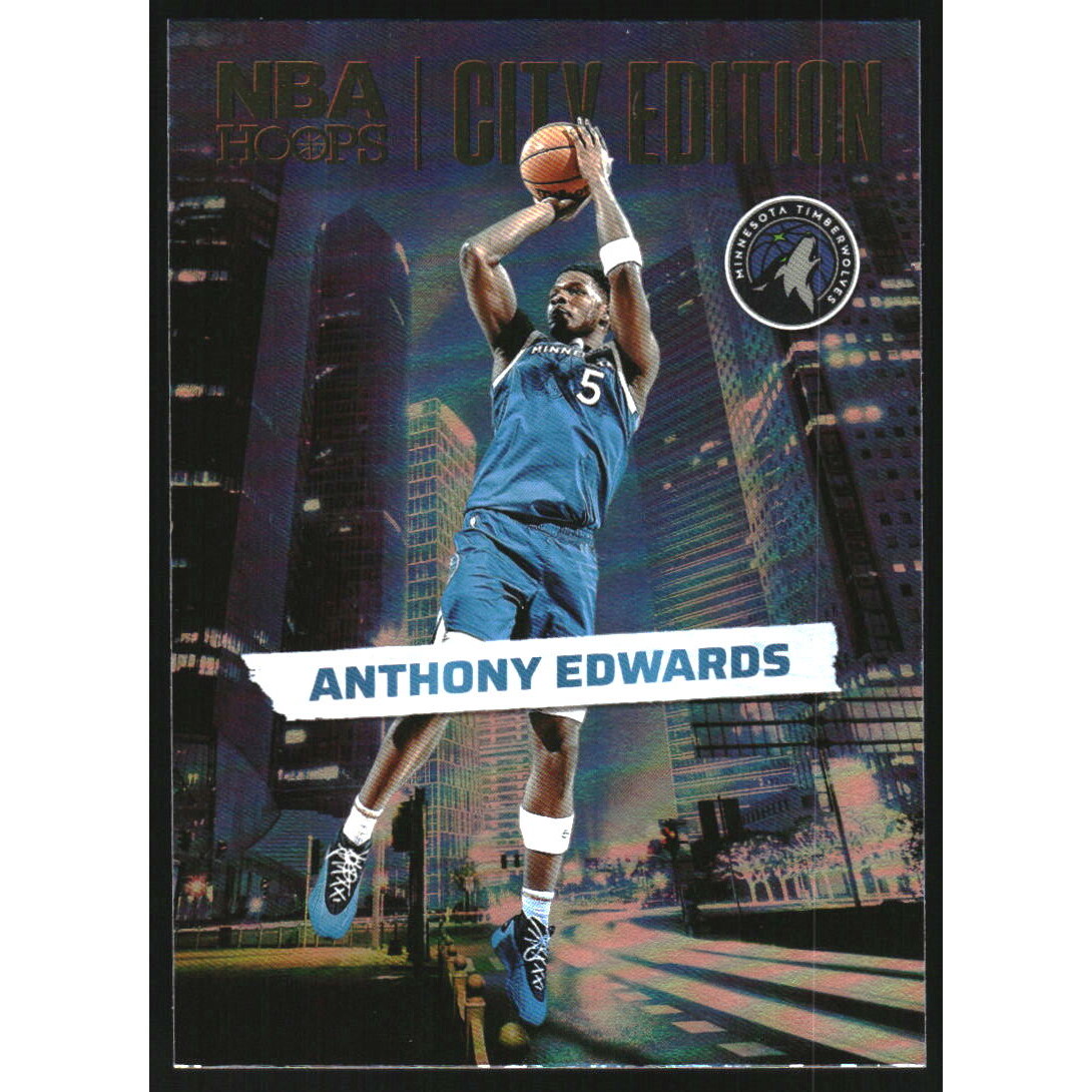2024-25 Hoops City Edition Holo #20 Anthony Edwards