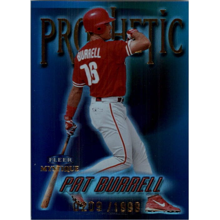 1999 Fleer Mystique Prophetic #9 Pat Burrell. rookie card picture