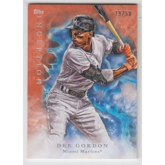 2017 Topps Inception Orange #29 Dee Gordon