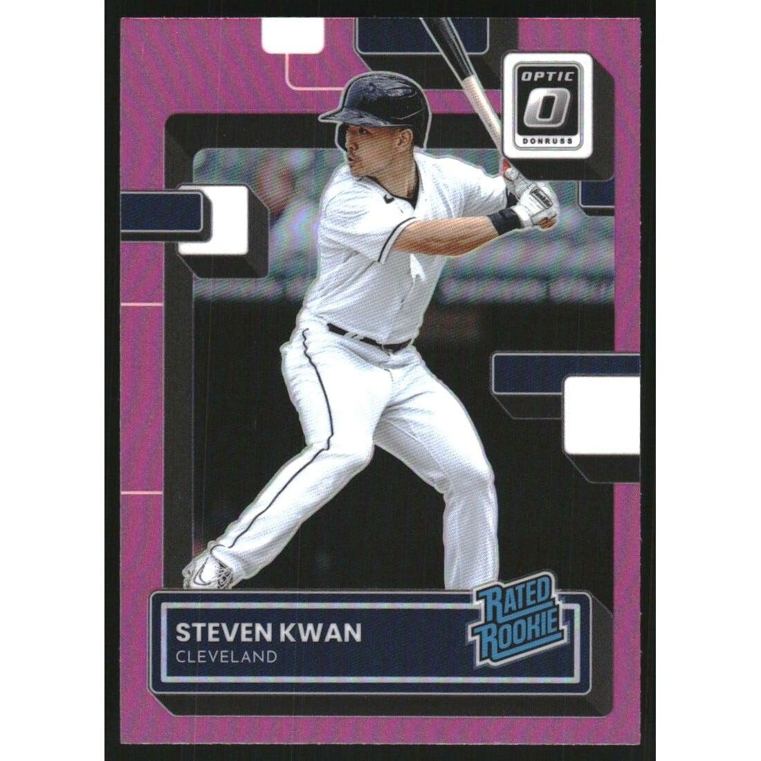 2022 Donruss Optic Pink #158 Steven Kwan RR