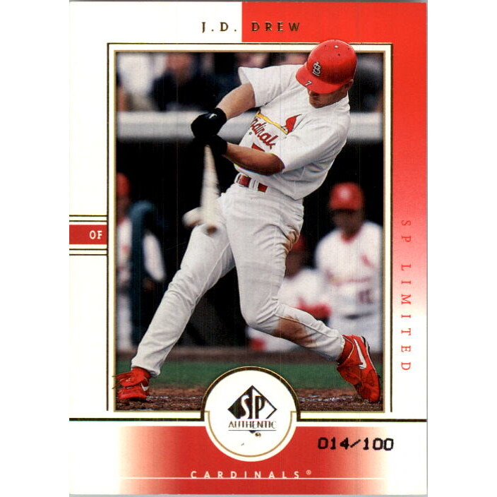 2000 SP Authentic Limited #53 J.D. Drew