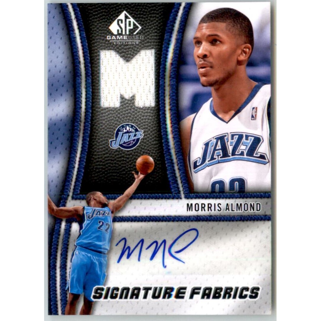 2009-10 SP Game Used Signature Fabrics #SFAL Morris Almond 2009-10 SP Game Used Signature Fabrics #SFAL Morris Almond