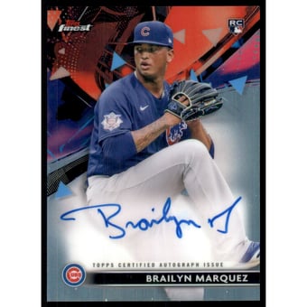 2021 Finest Autographs Refractors #FABM Brailyn Marquez