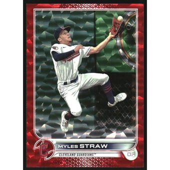 2022 Topps Red Foilboard #654 Myles Straw