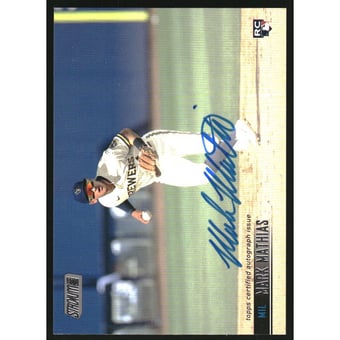 2021 Stadium Club Autographs #SCBAMMA Mark Mathias