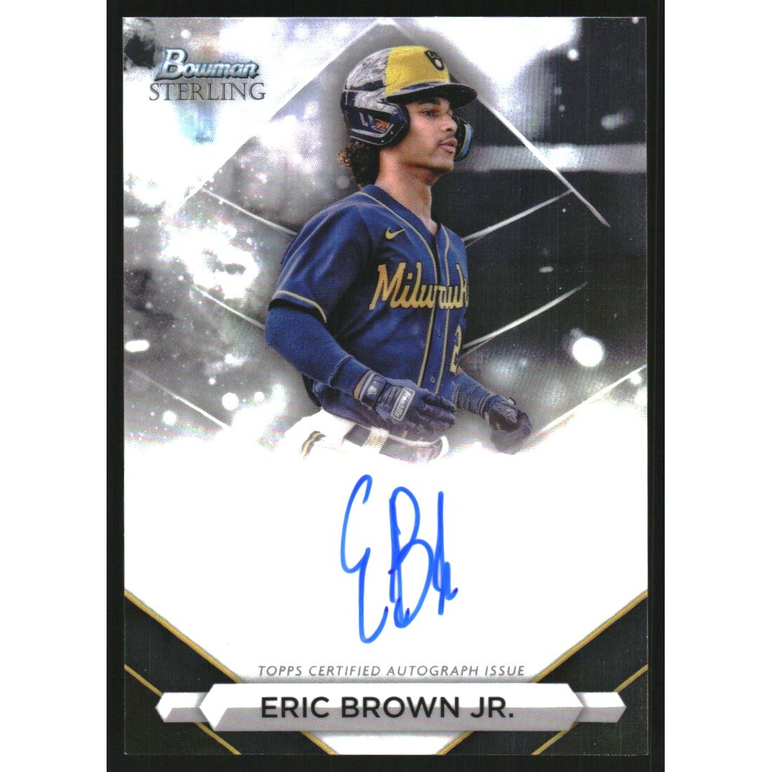 2023 Bowman Sterling Prospect Autographs #PAEB Eric Brown Jr.