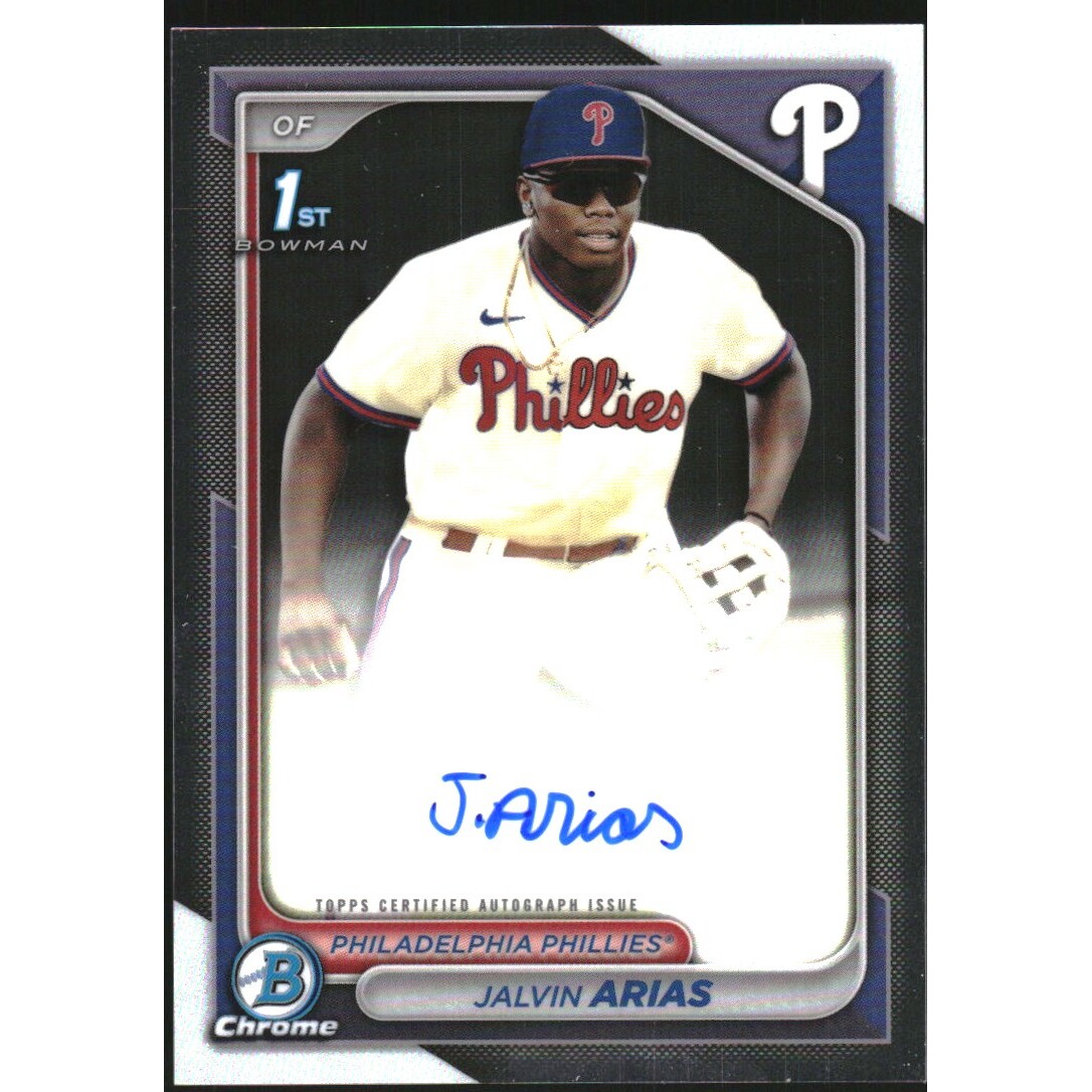 2024 Bowman Chrome Prospect Autographs #CPAJA Jalvin Arias