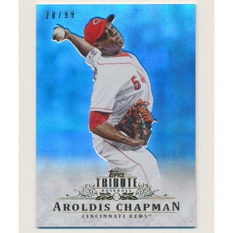 2013 Topps Tribute Blue #78 Aroldis Chapman