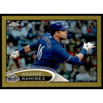 2012 Topps Chrome Gold Refractors #146 Aramis Ramirez