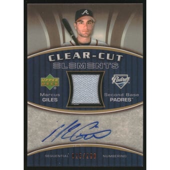 2007 Upper Deck Elements Clear Cut Elements Bronze #MG Marcus Giles
