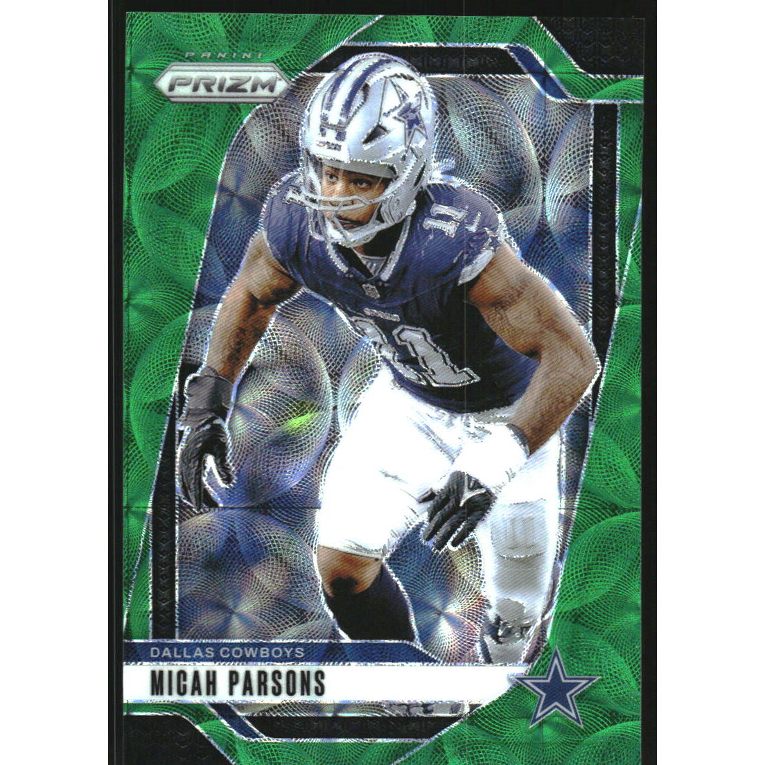 2024 Panini Prizm Prizms Green Scope #77 Micah Parsons 2024 Panini Prizm Prizms Green Scope #77 Micah Parsons