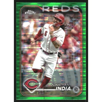 2024 Topps Chrome Green Sonar Refractors #185 Jonathan India