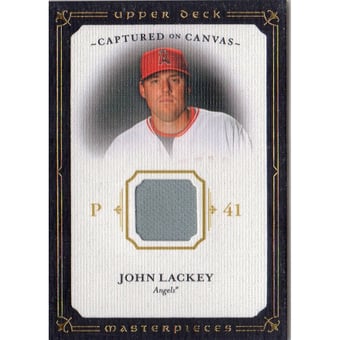 2008 UD Masterpieces Captured on Canvas #CCJL John Lackey