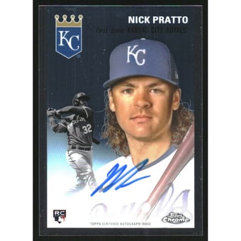 2023 Topps Chrome Platinum Anniversary Autographs Aqua Refractors #CPANP Nick Pratto