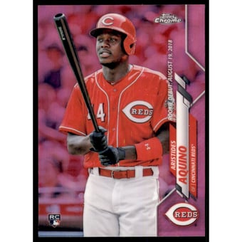 2020 Topps Chrome Update Pink Refractors #U57 Aristides Aquino