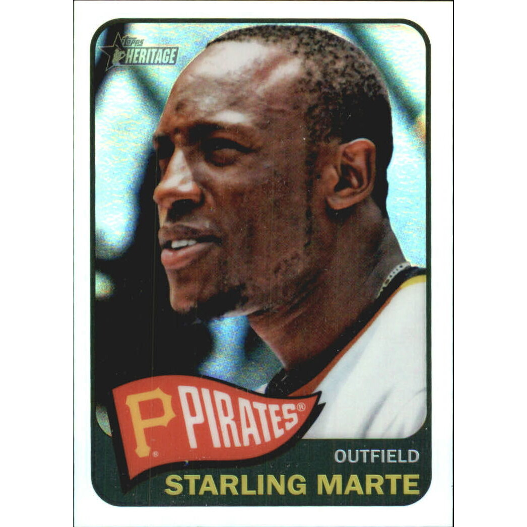 2014 Topps Heritage Chrome Refractors #205 Starling Marte