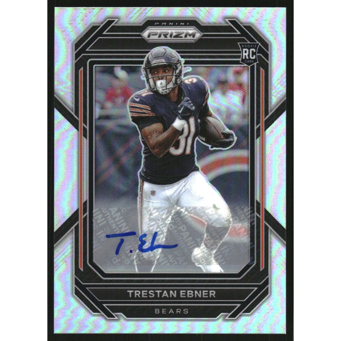 2022 Panini Prizm Autographs Prizms #351 Trestan Ebner