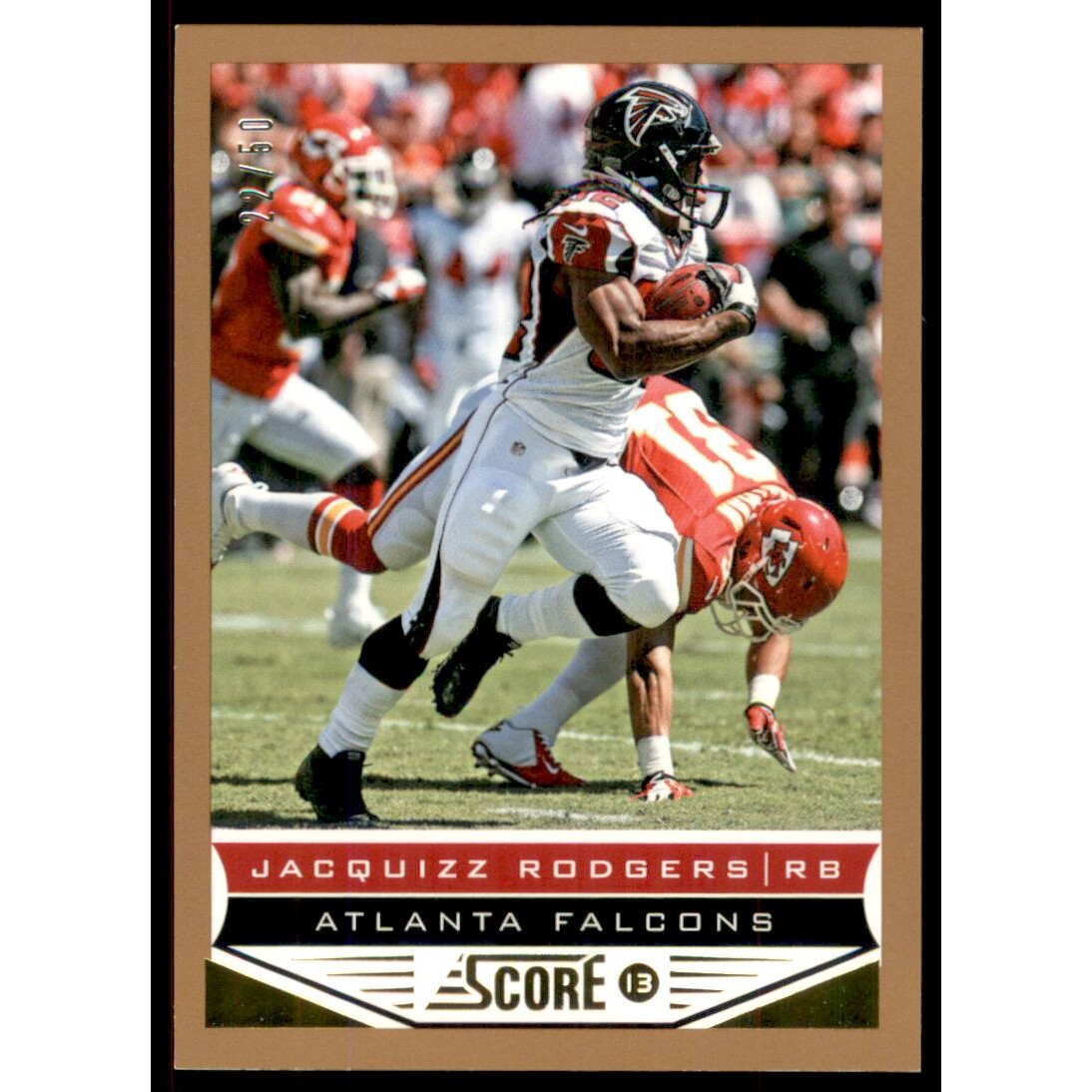 2013 Score Gold Zone #11 Jacquizz Rodgers