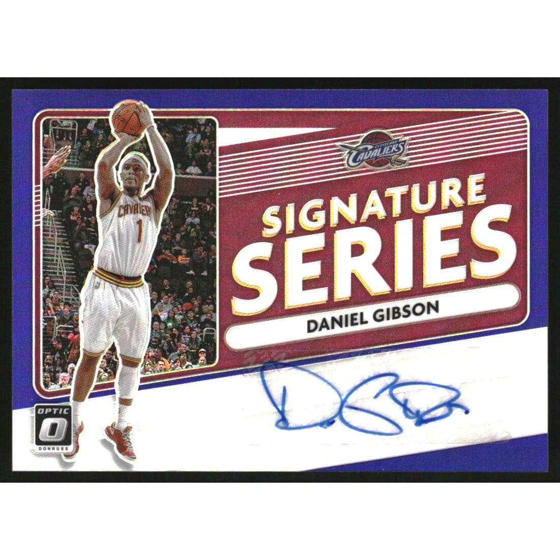 2020-21 Donruss Optic Signature Series Purple #18 Daniel Gibson
