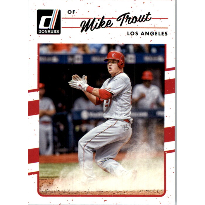 2017 Donruss #104B Mike Trout SP/Clapping 2017 Donruss #104B Mike Trout SP/Clapping