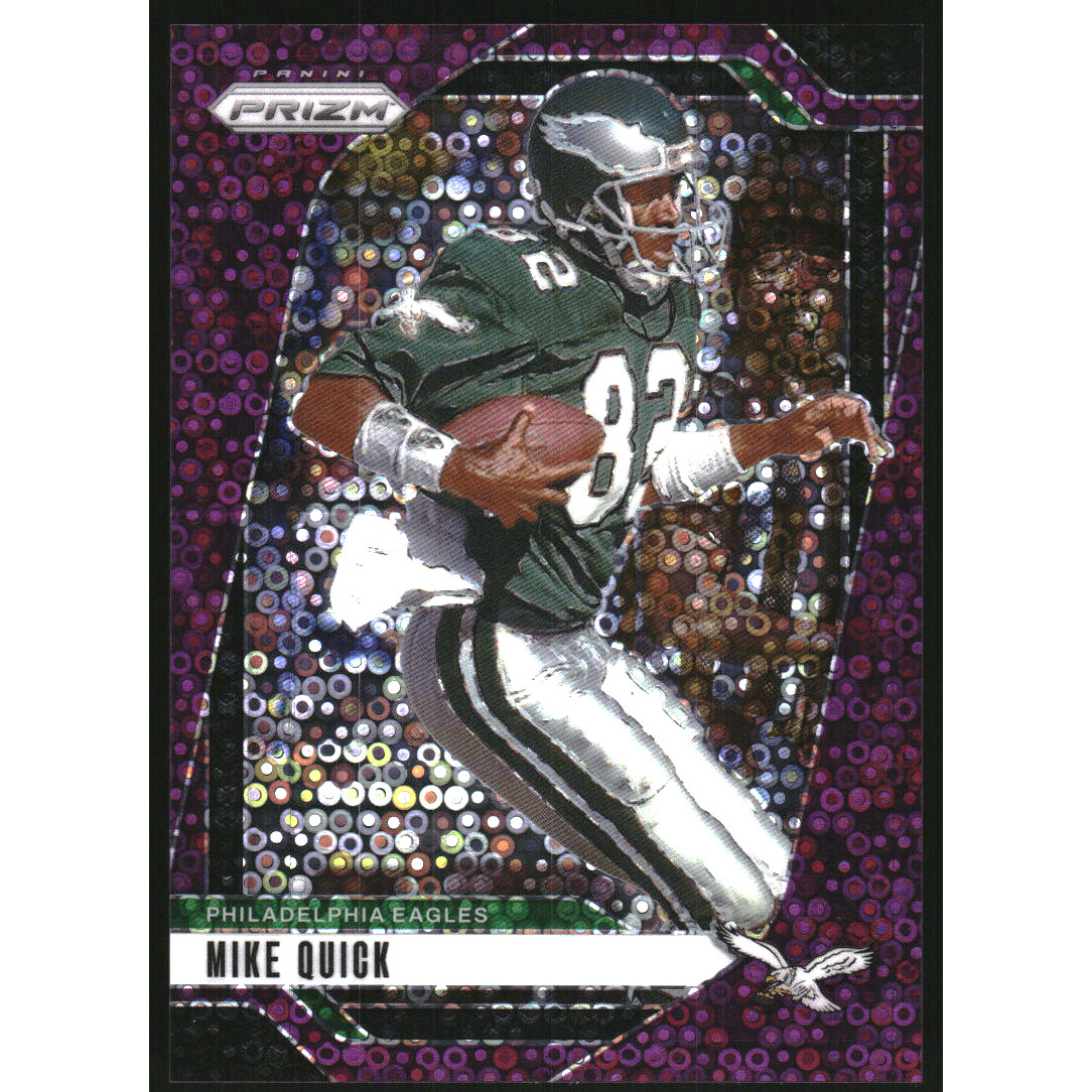 2024 Panini Prizm Prizms No Huddle Purple #238 Mike Quick. rookie card picture