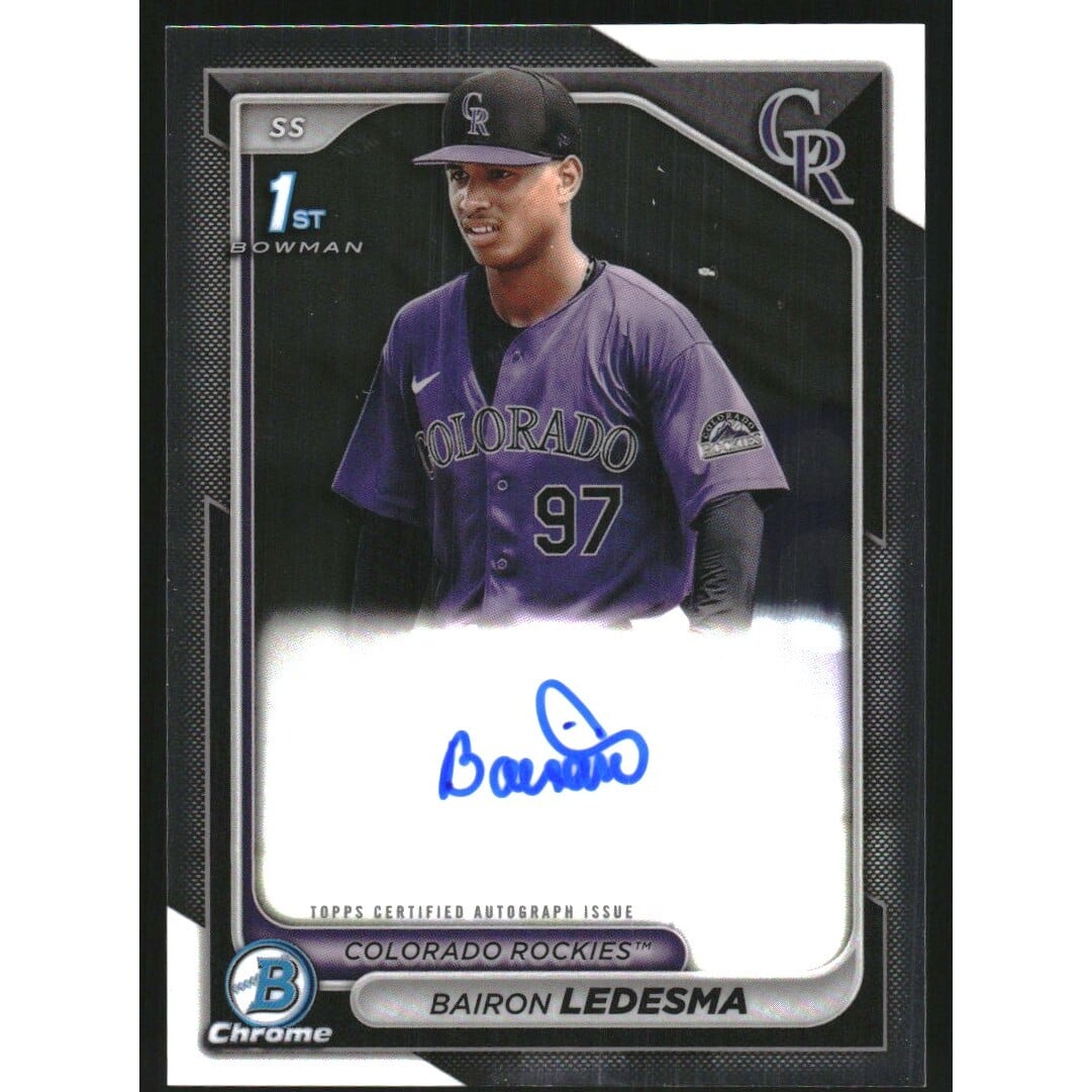 2024 Bowman Chrome Prospect Autographs #CPABLA Bairon Ledesma