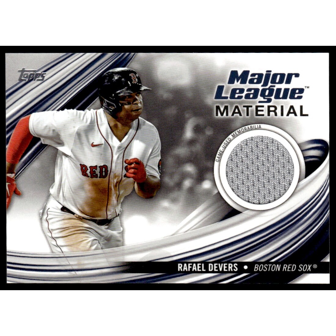 2023 Topps Update Major League Material #MLMRD Rafael Devers. rookie card picture