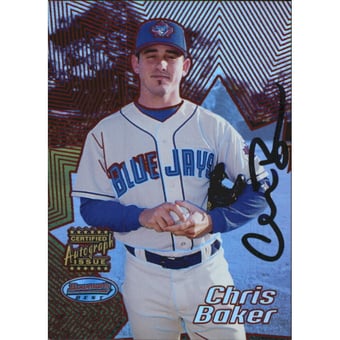 2002 Bowman's Best Red #126 Chris Baker AU