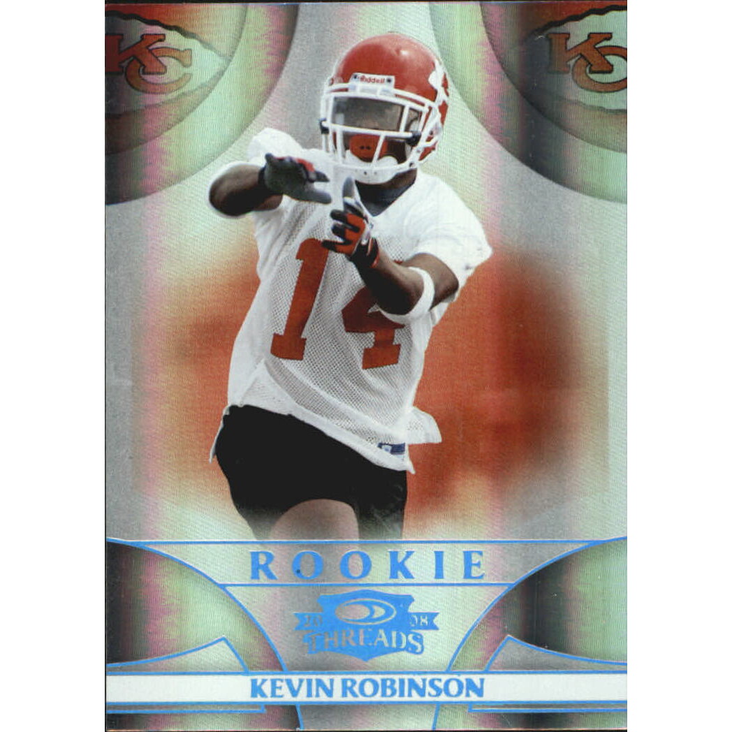 2008 Donruss Threads Platinum Holofoil #205 Kevin Robinson. rookie card picture