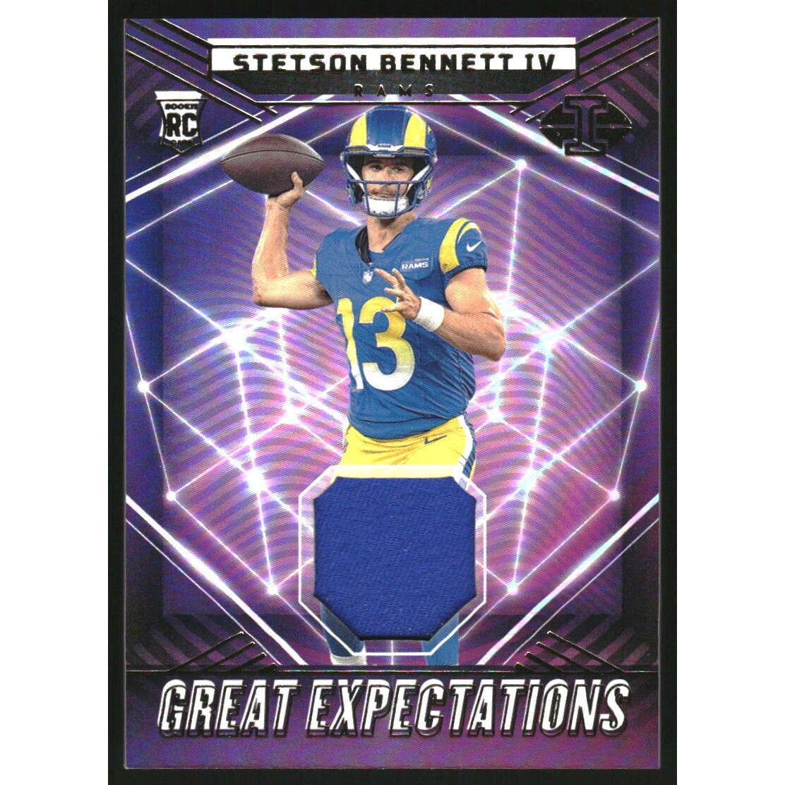 2023 Panini Illusions Great Expectations Materials #32 Stetson Bennett IV