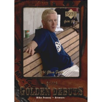 2001 Upper Deck Gold Glove Finite #91 Mike Penney GD