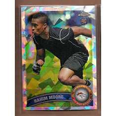 2011 Topps Chrome Crystal Atomic Refractors #44 Rahim Moore 2011 Topps Chrome Crystal Atomic Refractors #44 Rahim Moore