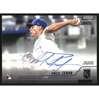 2022 Stadium Club Autographs #SCBAAZ Angel Zerpa