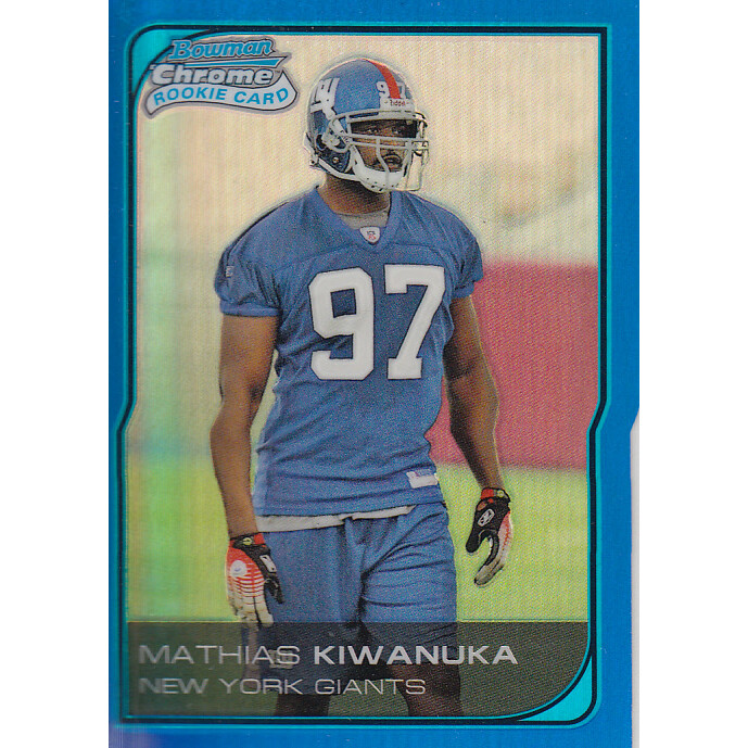 2006 Bowman Chrome Blue Refractors #250 Mathias Kiwanuka