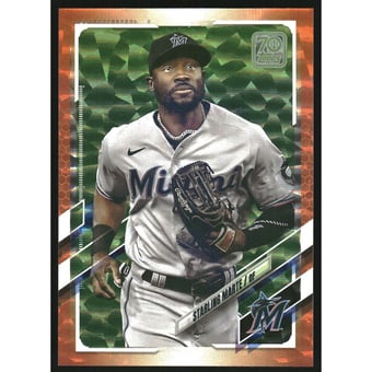 2021 Topps Orange Foil #49 Starling Marte
