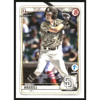 2020 Bowman Draft 1st Edition #BD39 Robert Hassell