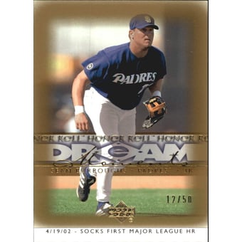 2002 Upper Deck Honor Roll Gold #124 Sean Burroughs DM