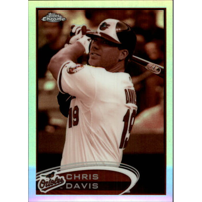 2012 Topps Chrome Sepia Refractors #202 Chris Davis