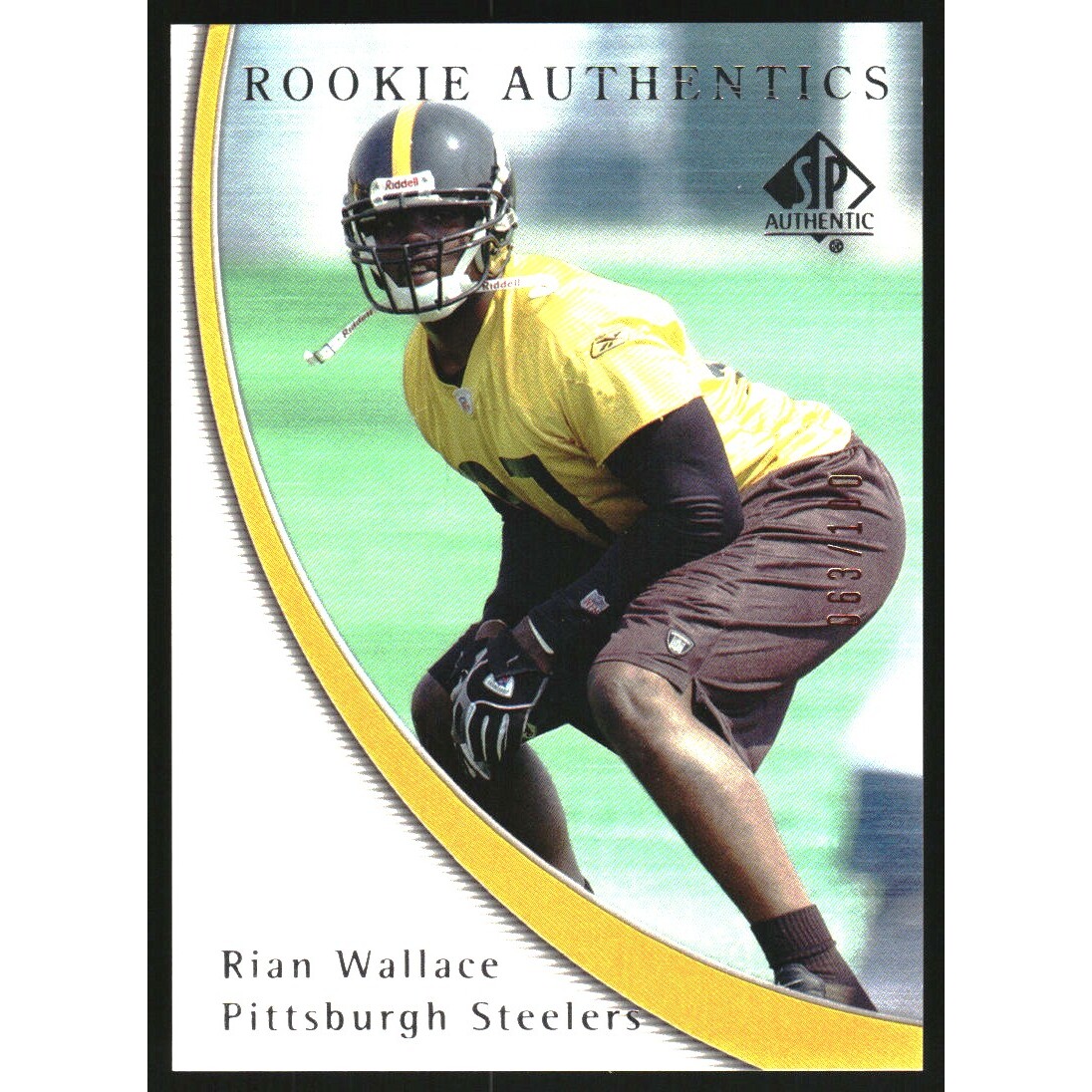2005 SP Authentic Rookie Gold 100 #177 Rian Wallace